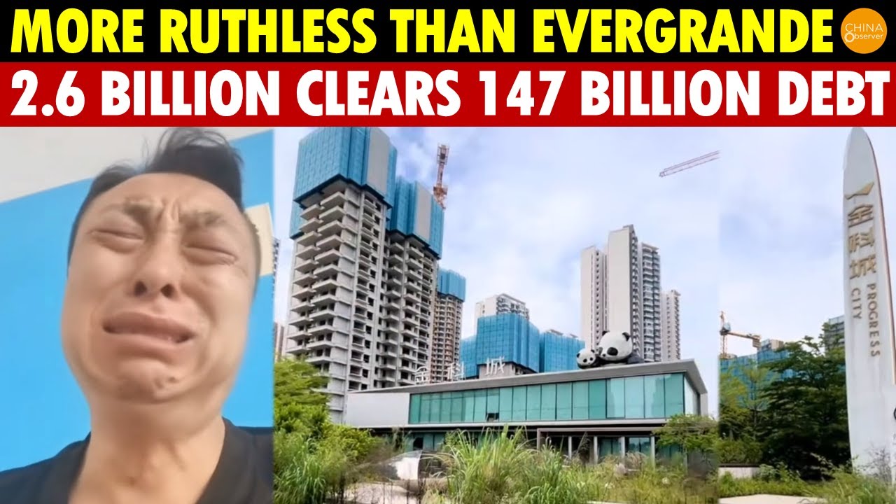 Worse Than Evergrande! 2.6 Billion Clears 147 Billion Debt, Leaving Unfinished Buildings for Chinese