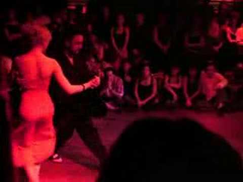  Mariano Frumboli  and  Eugenia Parilla  are  dancing  to  the  tango  "  Lorenzo  "