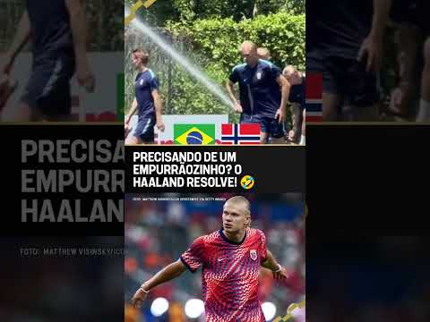 PRECISANDO DE UM EMPURRÃOZINHO? O HAALAND RESOLVE! #shorts