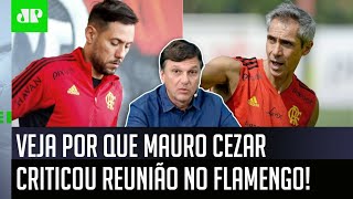 ‘É inadmissível, coisa bizarra e esdrúxula’: Mauro Cezar critica reunião com cinco jogadores no Flamengo