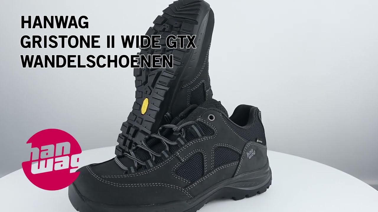Gritstone II Wide GTX Asphalt Black Wandelschoenen Heren