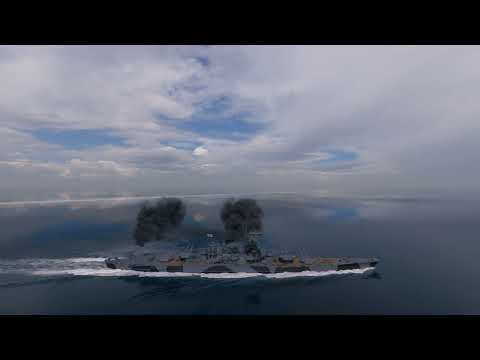 IJN Satsuma Firing Her Big Guns | World Of Warships