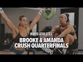 Brooke Wells and Amanda Barnhart Crush Quarterfinals