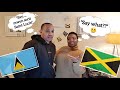 TEACHING MY JAMAICAN PARTNER HOW TO SPEAK ST LUCIAN PATOIS | st lucian phrases and words