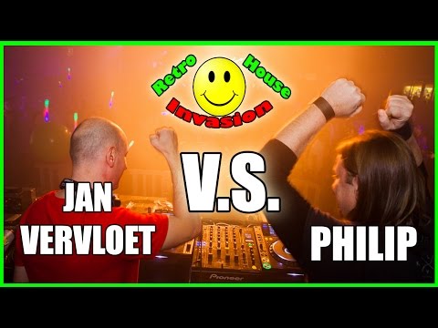 Philip from illusion versus Jan vervloet from bonzai at retro house invasion