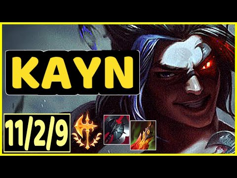 KAYN VS SEJUANI - 11/2/9 KDA JUNGLE GAMEPLAY