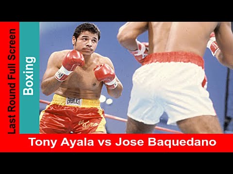 Tony Ayala Jr vs Jose Baquedano, Widescreen Full Fight & Knockout, Boxing Match 1981