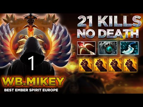 ✔️Mikey 21 Kills & No Death With Ember Spirit vs VP.Save ( Kotl ) - Who is the Best Ember of Eu ?