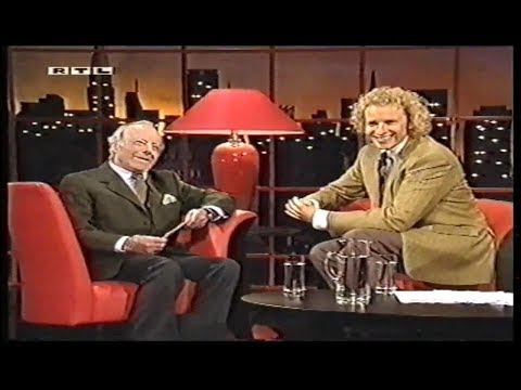 Heinz Rühmann bei Gottschalk live in Late Night Show @ 1993