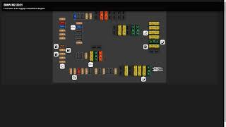 Fuse box location and diagram: bmw m2 2021 - Schema fusibili