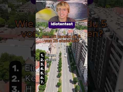 Dieser Idiotentest ist SO unfair