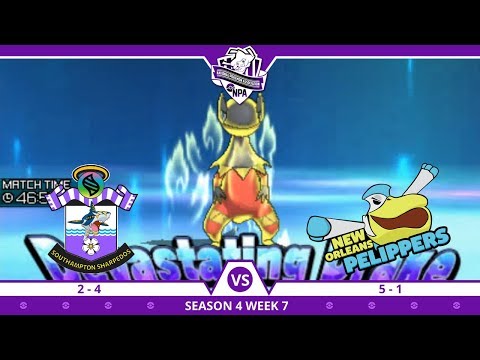 NPA Season 4 Week 7 Southampton Sharpedos vs New Orleans Pelippers