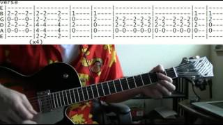 Foghat Slow Ride Guitar Lesson with Chords and TAB Tutorial