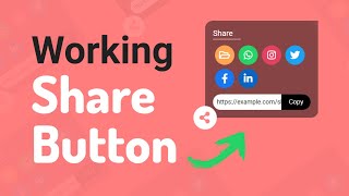 How to make a share button html | Awesome button effect CSS | Modern web Coding 