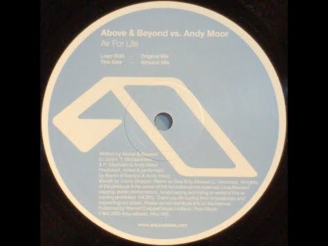 {Vinyl} Above & Beyond vs. Andy Moor - Air For Life (Airwave Mix)