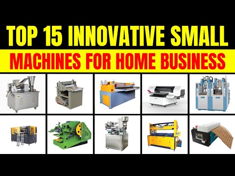 15 Profitable Small Machines Every Home Entrepreneur Needs