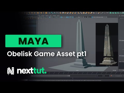 MAYA TUTORIAL Obelisk Game Asset part1