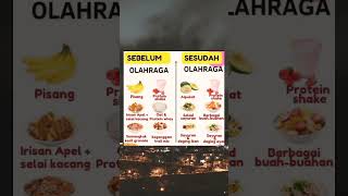 Download lagu Ide Makanan Sebelum dan Sesudah Olahraga #tipsdiet #shorts mp3