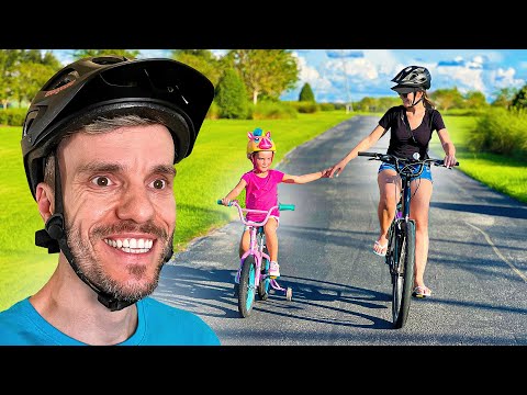 PASSEIO DE BICICLETA EM FAMÍLIA NOS ESTADOS UNIDOS! Família Brancoala