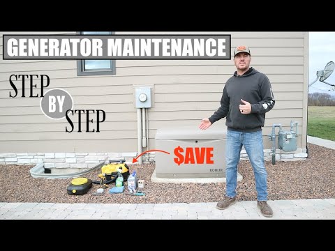 SAVE MONEY!... GENERATOR MAINTENANCE....STEP by STEP!  DIY