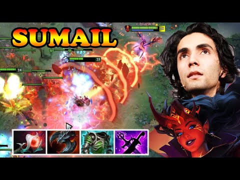 SUMAIL ROAD TO TOP 5 EU QUEEN OF PAIN PHYSICAL DAMAGE VS OD META OFFLANE | DOTA2ORBS