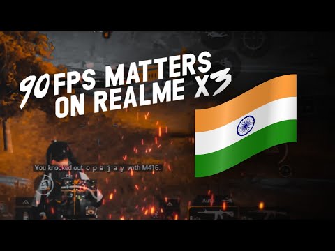 90 FPS MATTERS???  REALME X3 90 FPS TEST ?!