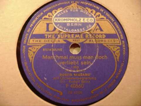 Manchmal muss man doch verliebt sein - Rosita Serrano