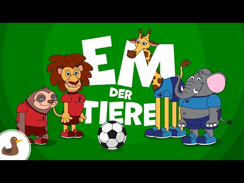 ⚽️🦁 Die EM der Tiere - Fußball-Lied für Kinder | Kalle Klang | Sing Kinderlieder