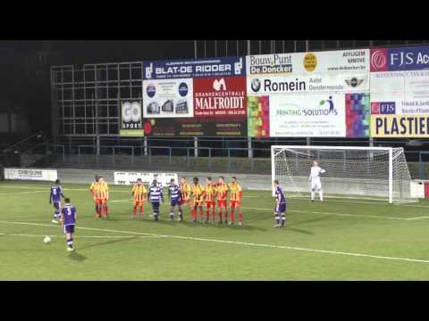 U21 Anderlecht - KV Mechelen Free Kick Tony Amrani