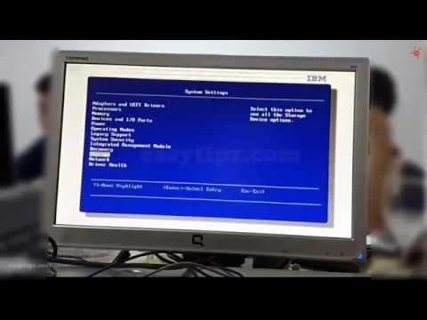How to config RAID and setup Windows Server in IBM System X3650