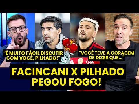 FACINCANI X PILHADO! “OLHA PRO CAMPO, CARA!!! FLAMENGO e PALMEIRAS… ” DEBATE FERVE NO BATE-PRONTO!
