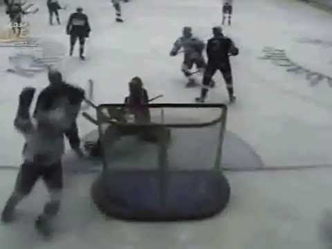 DEL 97-98 #40 Mannheim - Frankfurt 3-2 - alle Tore