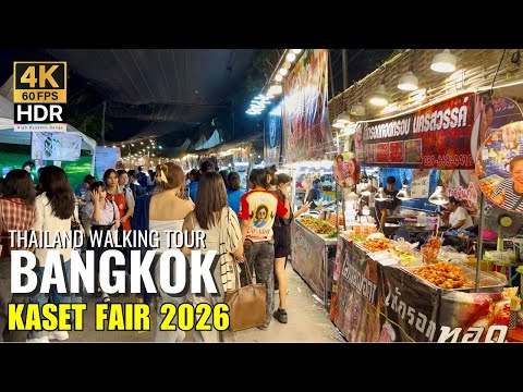 🌽 Kaset Fair 2026: Das größte Street-Food-Festival – Über 1.000 Händler! [4K HDR]