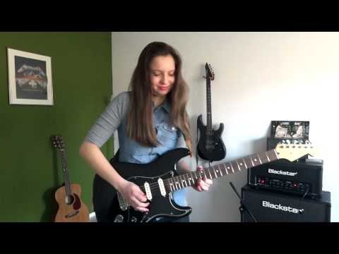 Hysteria - Muse by Cissie on guitar incl solo - HD