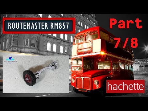 Hachette Routemaster RM857 Londonbus Part 7 & 8 - Bremsscheibe und linkes Vorderrad!