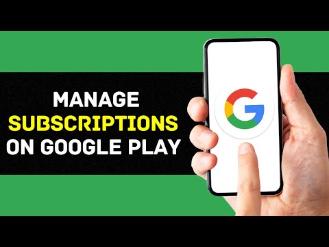 How To Manage Subscriptions on Google Play 2024 (EASY GUIDE)
