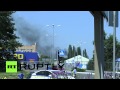 Украинская армия бомбит международный аэропорт Донецка 