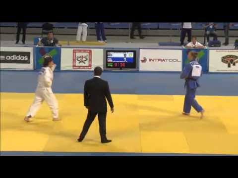 Cadet European Judo Championships - 2015 - LIPARTELIANI, Eteri (GEO)-SZYMANSKA, Angelika (POL)