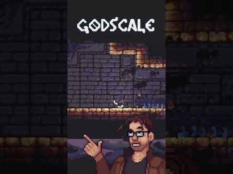 GODSCALE - Nouvel ennemi ultra nerveux dans mon roguelike 2D pixel art, la guèpe de feu  #gaming