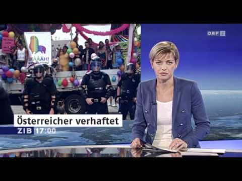 Österreicher bei Gay-Pride-Parade in Budapest festgenommen - ZIB 19.6.2011 - 17 Uhr