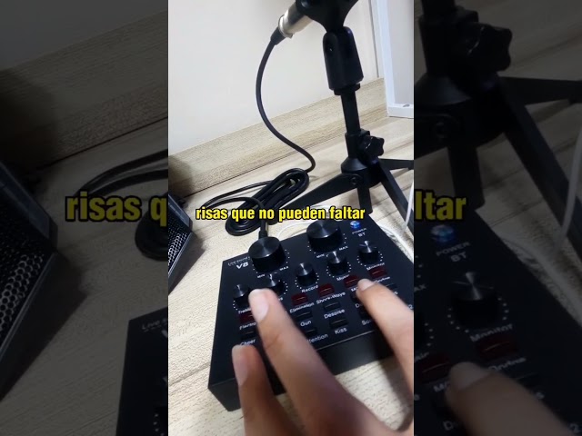 Vídeo relacionado con Tarjeta de Sonido Mini para Grabación y Transmisión en Vivo, Ligera y Conectividad BT para Guitarra, Voz y Música, Grabación de para Streaming, Producción Musical y Entretenimiento Doméstico