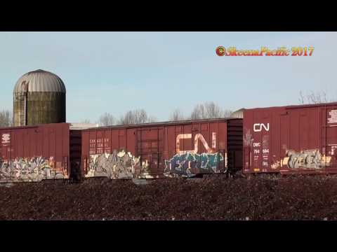 #716  Manifest (Mixed) Freight    A Full Train Video   2017-01-18