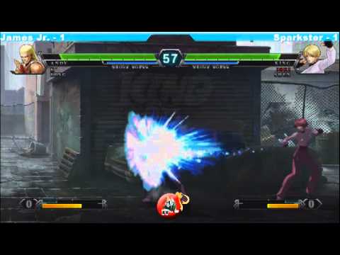 Frosty Faustings IV - KOFXIII grand finals - James Jr. vs Sparkster
