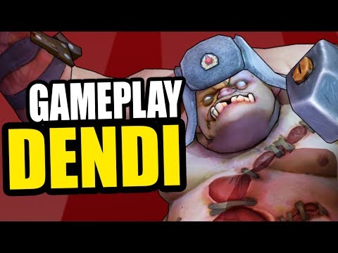 DENDI on PUDGE DOTA 2 GAMEPLAY