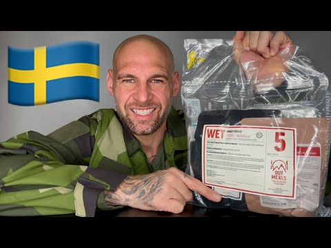 🇸🇪⚔️ SWEDISH MILITARY 24 HOUR RATION!!