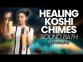 10 Hours Of PURE Koshi Chimes 432hz Sound Bath Meditation