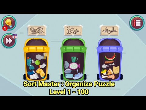 Sort Master : Organize Puzzle Game All Levels Gameplay - YouTube