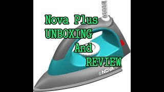 Nova Plus 1100 w Amaze NI 10 Dry Iron  (Grey & Turquoise) [Unboxing and Review]