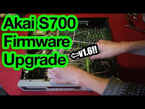 Akai S700 firmware upgrade!