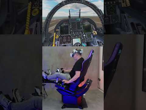 YAW3 Motion Simulator - RELAUNCH - DCS World Carrier Landing  #dcs #vrgaming #flightsim